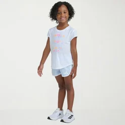 adidas Little Girls 2-pc. Short Set