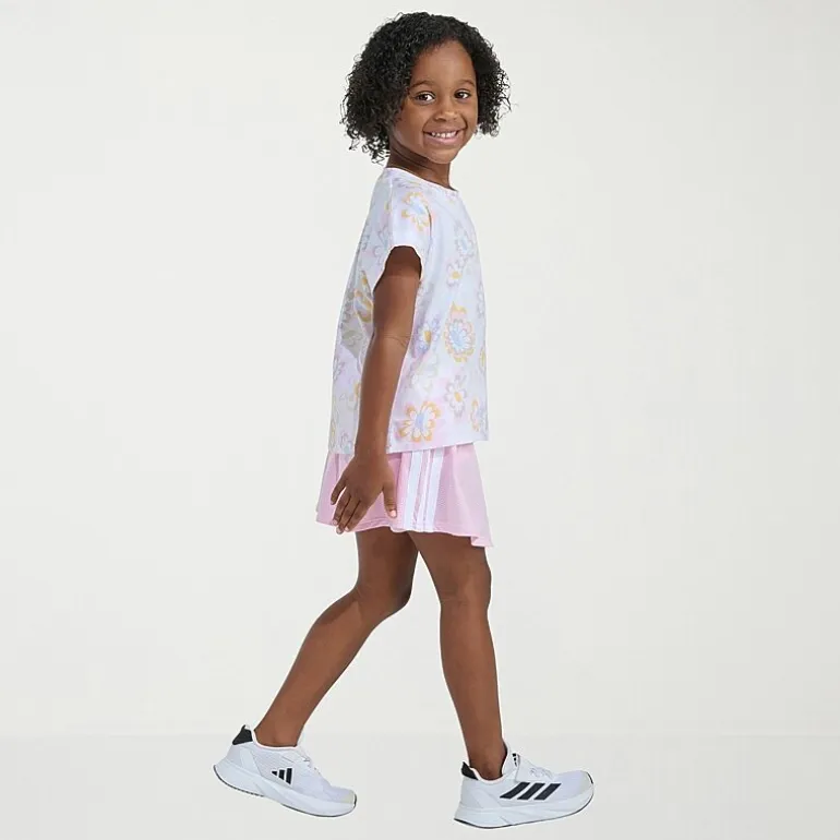 adidas Little Girls 2-pc. Skort Set