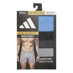 adidas Luxe Comfort Mens 3 Pack Boxer Briefs 5159307