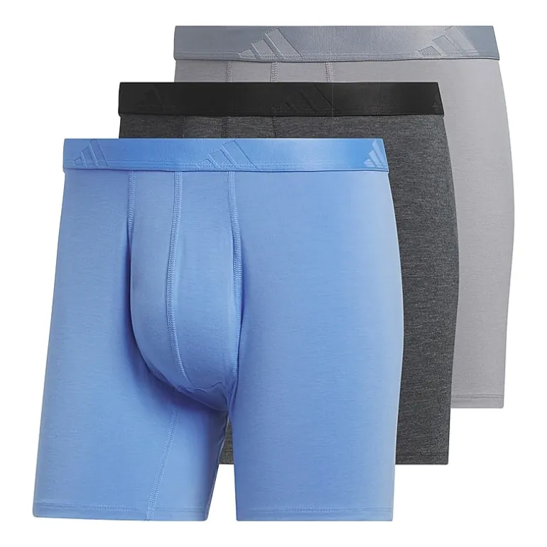 adidas Luxe Comfort Mens 3 Pack Boxer Briefs 5159307