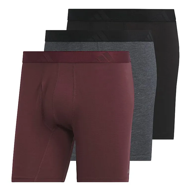 adidas Luxe Comfort Mens 3 Pack Boxer Briefs 5159307