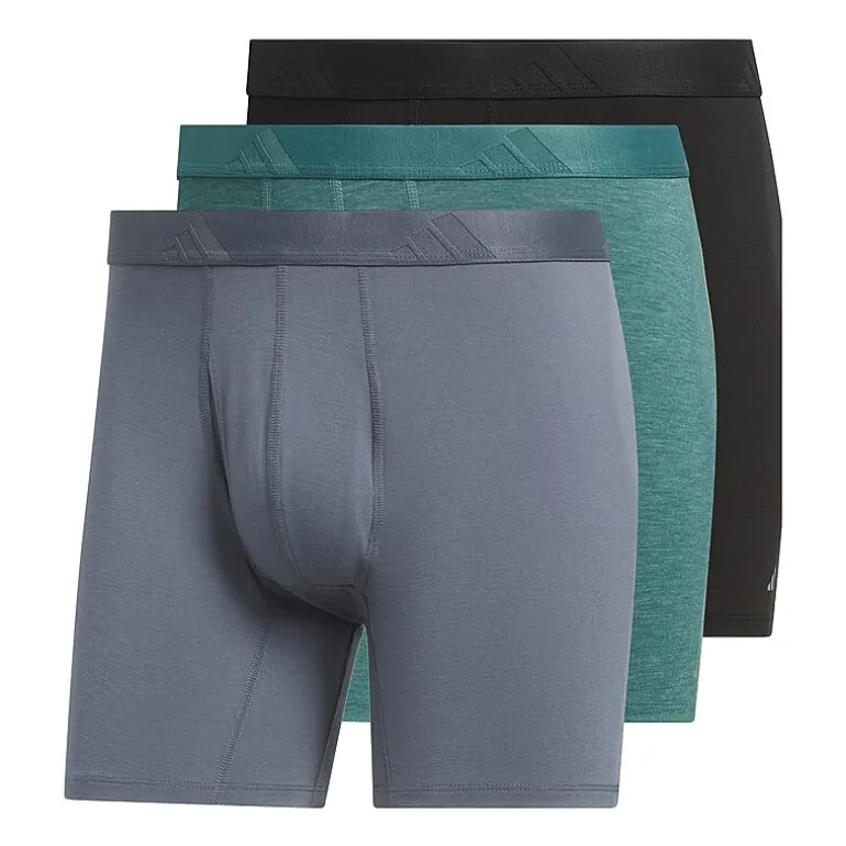 adidas Luxe Comfort Mens 3 Pack Boxer Briefs 5159307