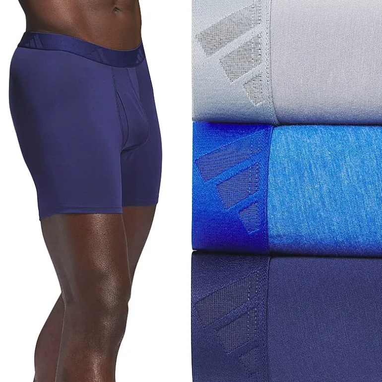 adidas Luxe Comfort Mens 3 Pack Boxer Briefs 5159307