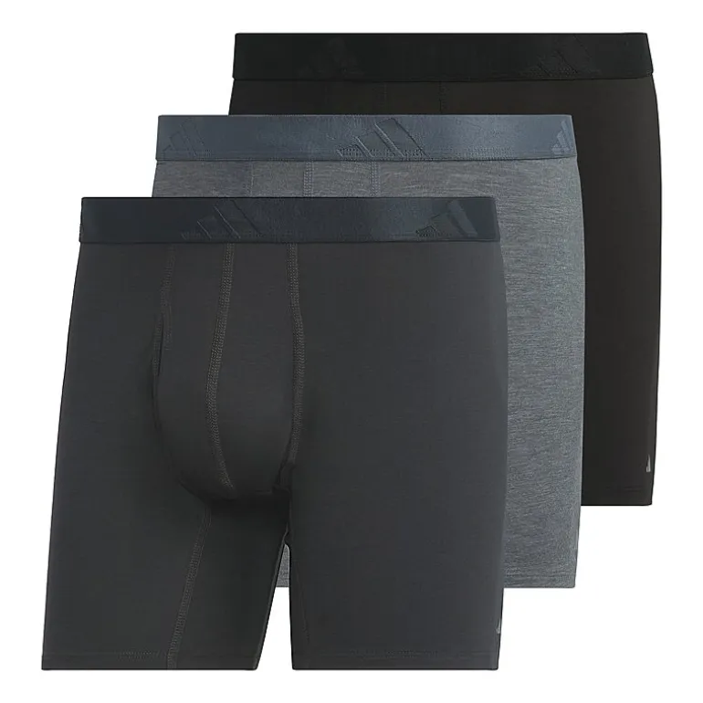 adidas Luxe Comfort Mens 3 Pack Boxer Briefs 5159307