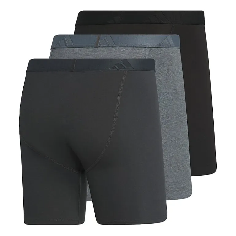 adidas Luxe Comfort Mens 3 Pack Boxer Briefs 5159307
