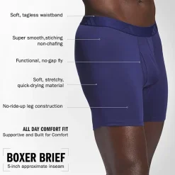 adidas Luxe Comfort Mens 3 Pack Boxer Briefs 5159307