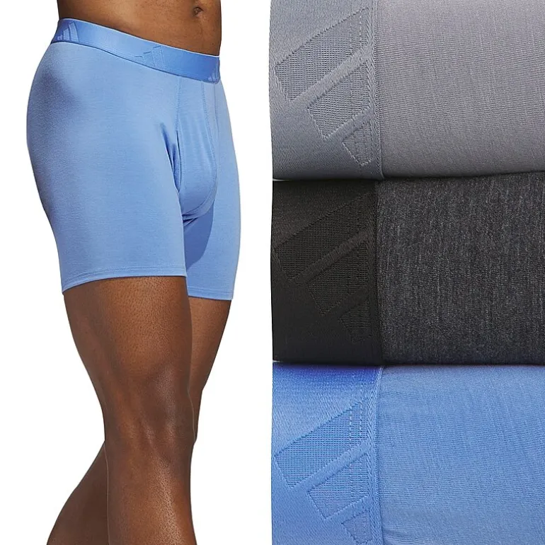 adidas Luxe Comfort Mens 3 Pack Boxer Briefs 5159307