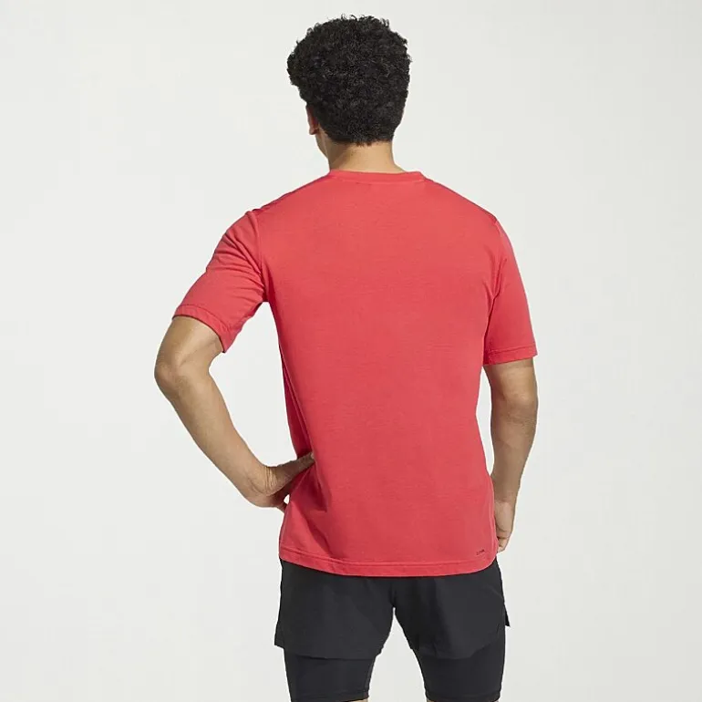 adidas Mens Crew Neck Short Sleeve Active T-Shirt