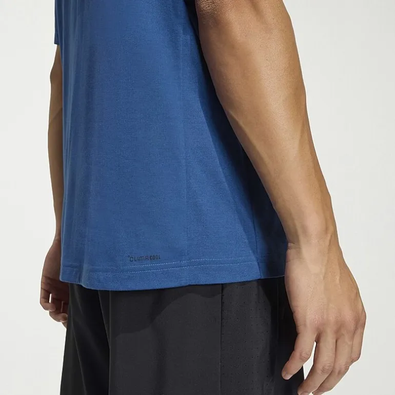 adidas Mens Crew Neck Short Sleeve Active T-Shirt