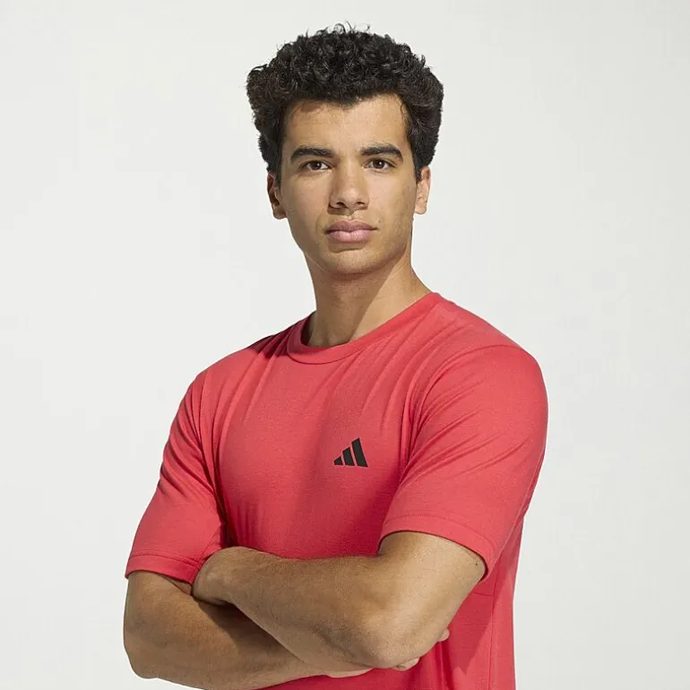 adidas Mens Crew Neck Short Sleeve Active T-Shirt