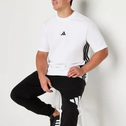 adidas Mens Crew Neck Short Sleeve Active Big and Tall T-Shirt
