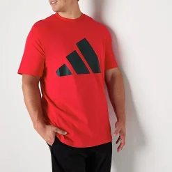 adidas Mens Crew Neck Short Sleeve Regular Fit Big and Tall Graphic T-Shirt