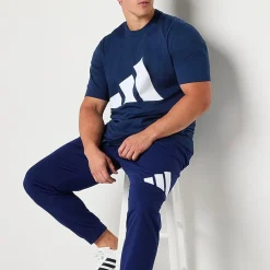 adidas Mens Crew Neck Short Sleeve Regular Fit Big and Tall Graphic T-Shirt