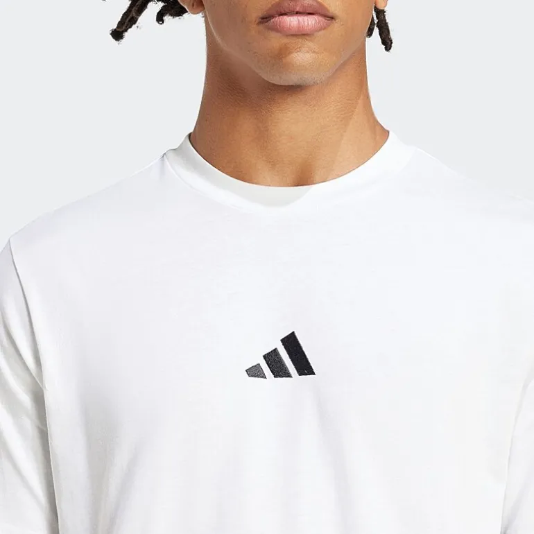 adidas Mens Crew Neck Short Sleeve Active T-Shirt