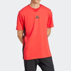 adidas Mens Crew Neck Short Sleeve Active T-Shirt
