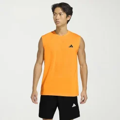 adidas Mens Crew Neck Sleeveless Muscle T-Shirt
