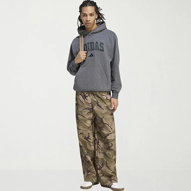 adidas Mens Long Sleeve Fleece Hoodie