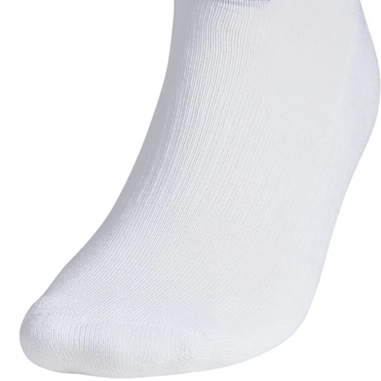 adidas Mens Multi-Pack 6 Pair Big and Tall Low Cut Socks
