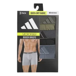 adidas Mens 3 Pack Boxer Briefs 5158590