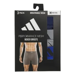 adidas Mens 3 Pack Boxer Briefs 5161773