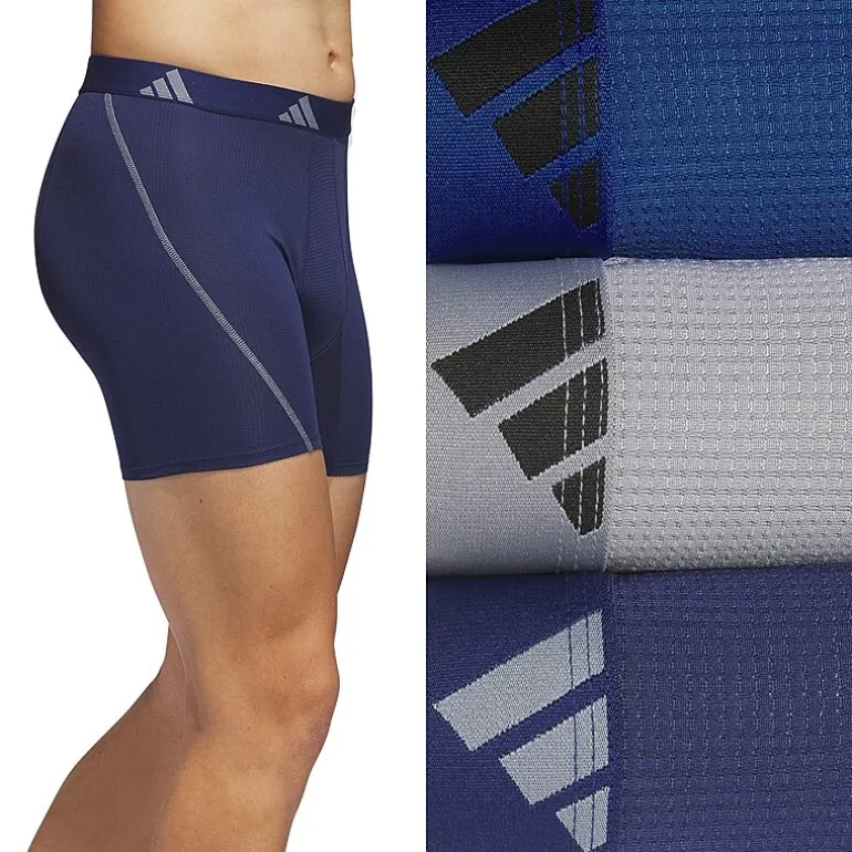 adidas Mens 3 Pack Boxer Briefs 5161773