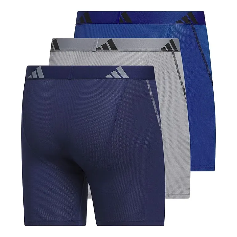 adidas Mens 3 Pack Boxer Briefs 5161773
