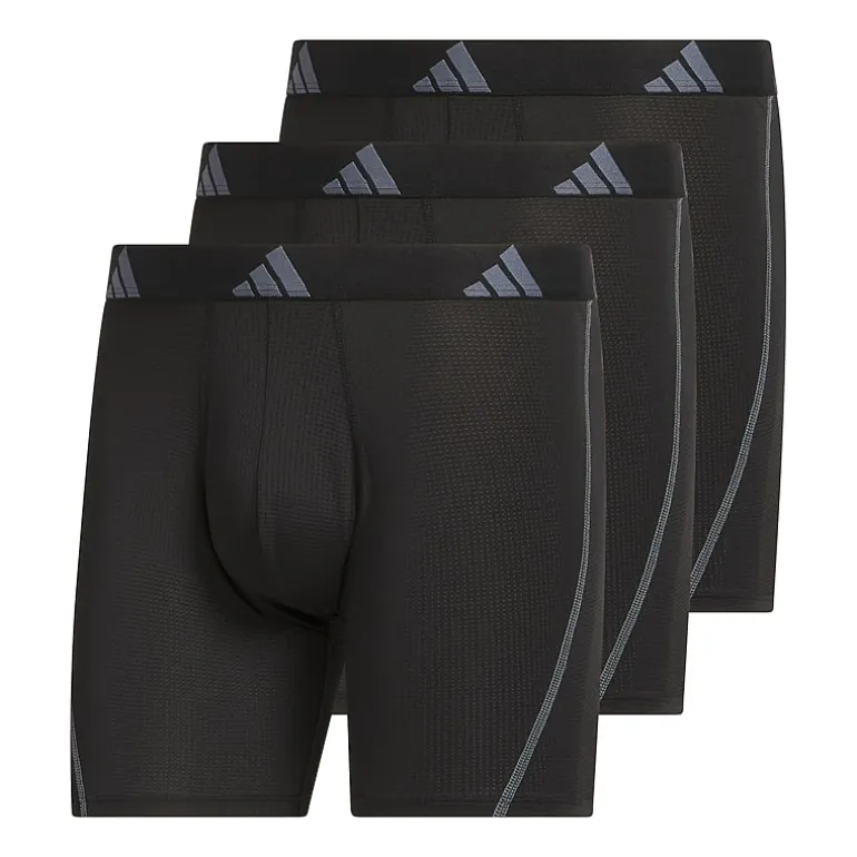 adidas Mens 3 Pack Boxer Briefs 5161771