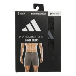 adidas Mens 3 Pack Boxer Briefs 5161771