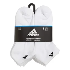 adidas Mens 6 Pair Low Cut Socks