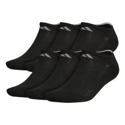 adidas Mens 6 Pair No Show Socks