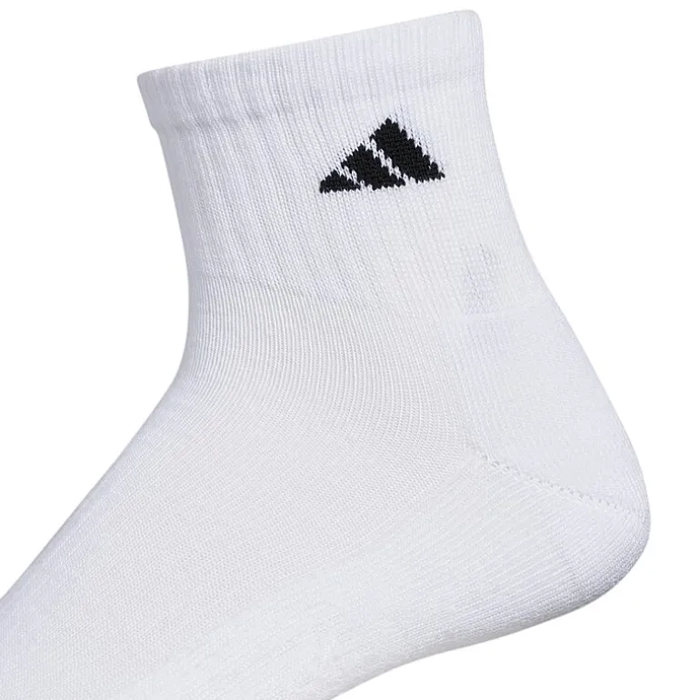adidas Mens 6 Pair Quarter Ankle Socks