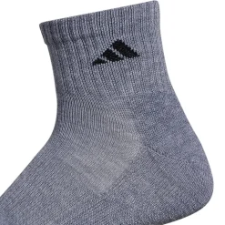adidas Mens 6 Pair Quarter Ankle Socks