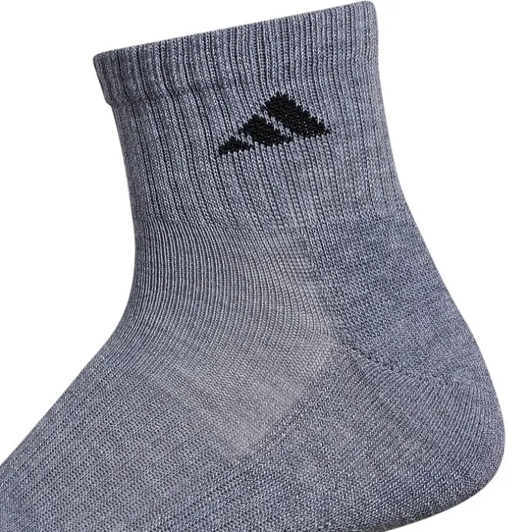 adidas Mens 6 Pair Quarter Ankle Socks