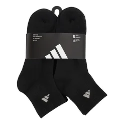 adidas Mens 6 Pair Quarter Ankle Socks