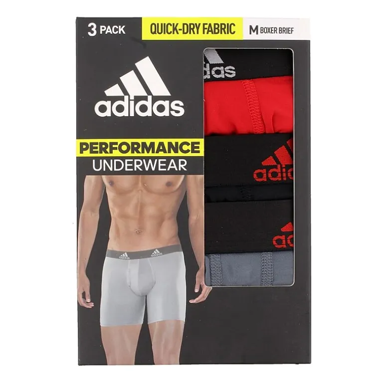 adidas Performance Mens 3 Pack Boxer Briefs 5152378a
