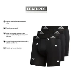 adidas Performance Mens 3 Pack Boxer Briefs 5152378a