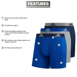 adidas Performance Mens 3 Pack Boxer Briefs 5152378a
