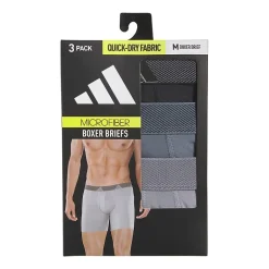 adidas Performance Microfiber Mens 3 Pack Boxer Briefs 5158584