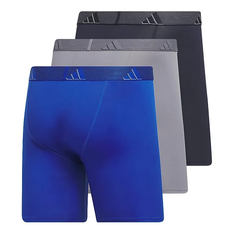 adidas Performance Microfiber Mens 3 Pack Boxer Briefs 5158584
