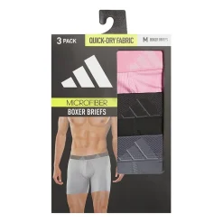 adidas Performance Microfiber Mens 3 Pack Boxer Briefs 5158584