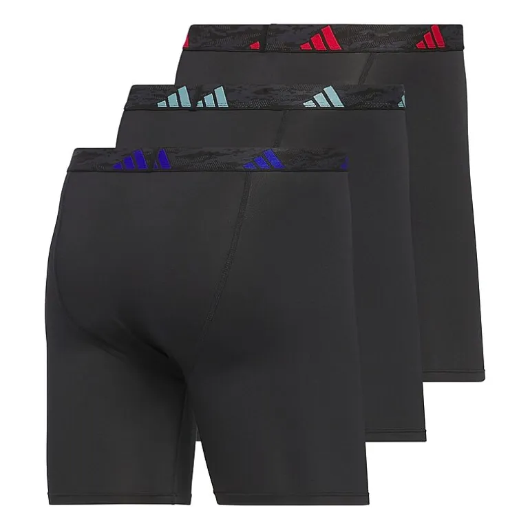 adidas Performance Microfiber Mens 3 Pack Boxer Briefs 5158584