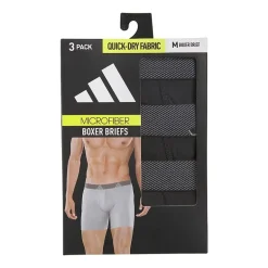 adidas Performance Microfiber Mens 3 Pack Boxer Briefs 5158584