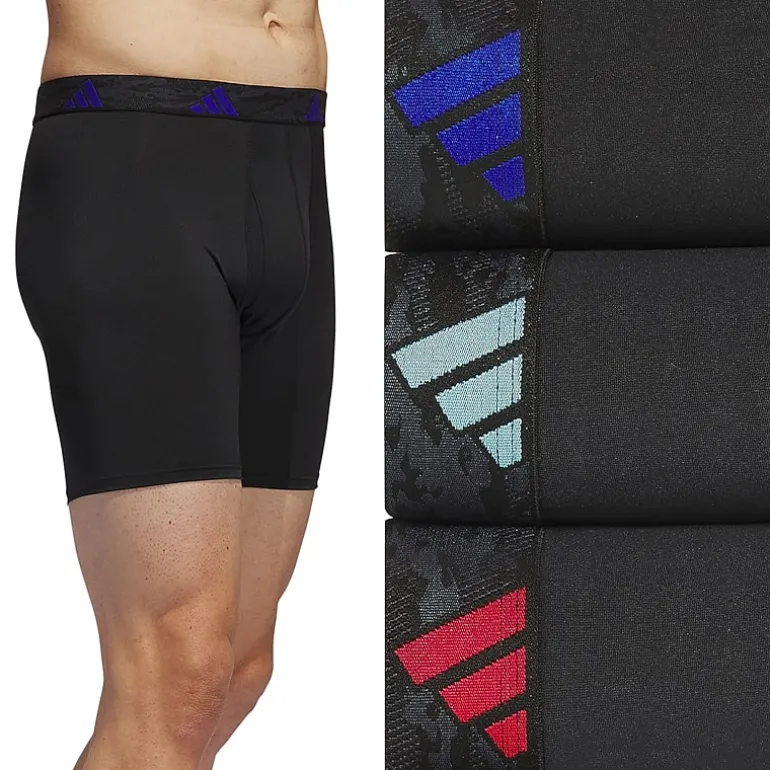 adidas Performance Microfiber Mens 3 Pack Boxer Briefs 5158584