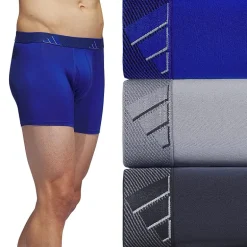 adidas Performance Microfiber Mens 3 Pack Comfort Waistband Trunks 5158586