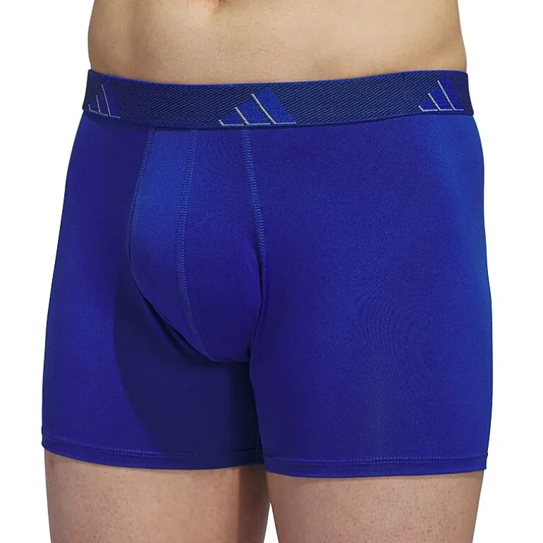 adidas Performance Microfiber Mens 3 Pack Comfort Waistband Trunks 5158586