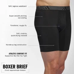 adidas Performance Microfiber Mens Big and Tall 3 Pack Boxer Briefs 5158597