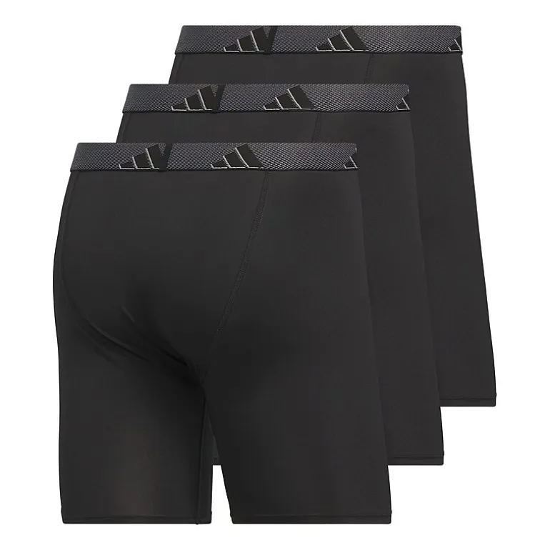 adidas Performance Microfiber Mens Big and Tall 3 Pack Boxer Briefs 5158597