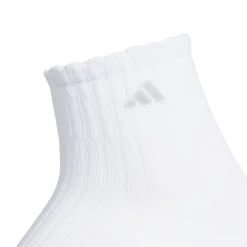 adidas Scallop Edge Womens Multi-Pack 3 Pair Quarter Ankle Socks