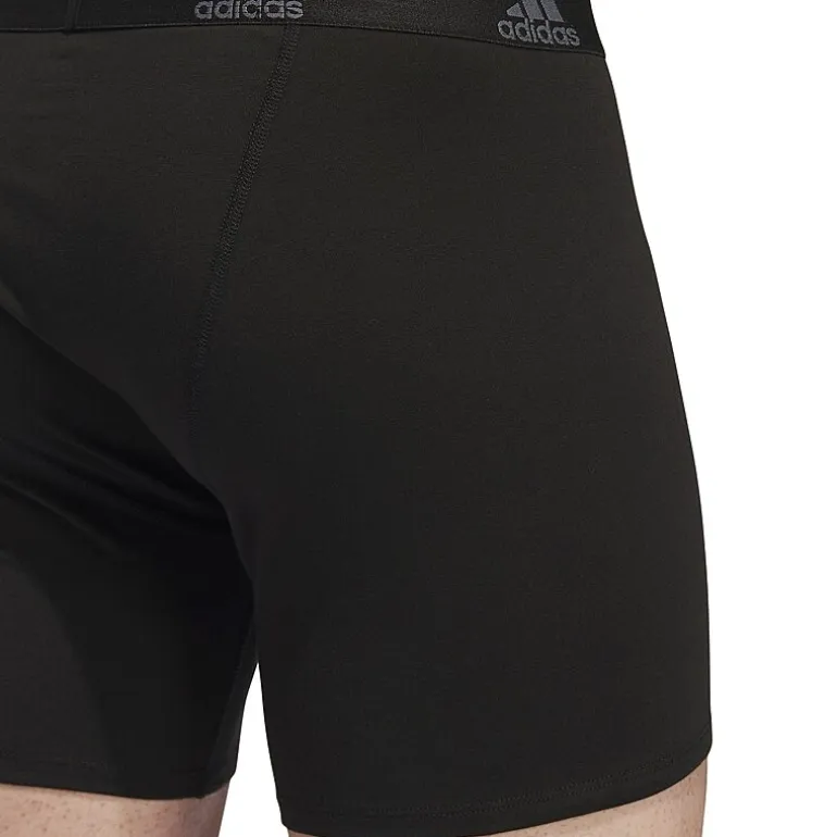 adidas Stretch Cotton Mens 3 Pack Boxer Briefs 5158001a