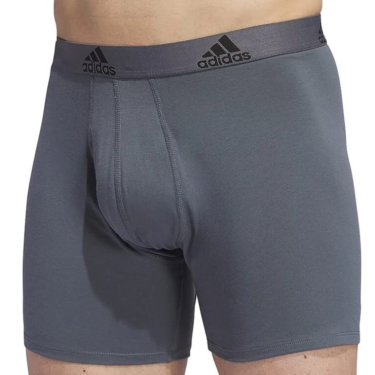 adidas Stretch Cotton Mens 3 Pack Boxer Briefs 5158001a